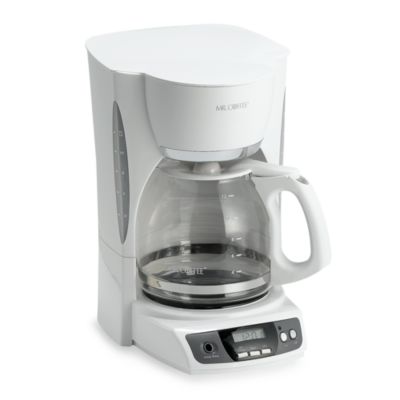 Buy Mr. Coffee 12-Cup Programmable Coffee Maker in White from Bed Bath & Beyond